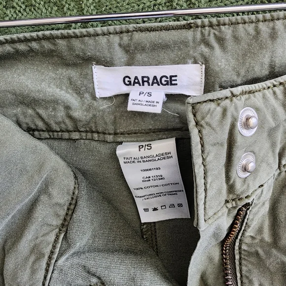 Garage Women’s Army Military Green Skirt Petite Small - Picture 5 of 6